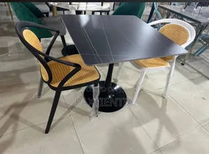 Weave Pattern Table and Chair Set