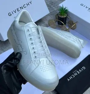 Classic Luxury White Sneakers Shoe