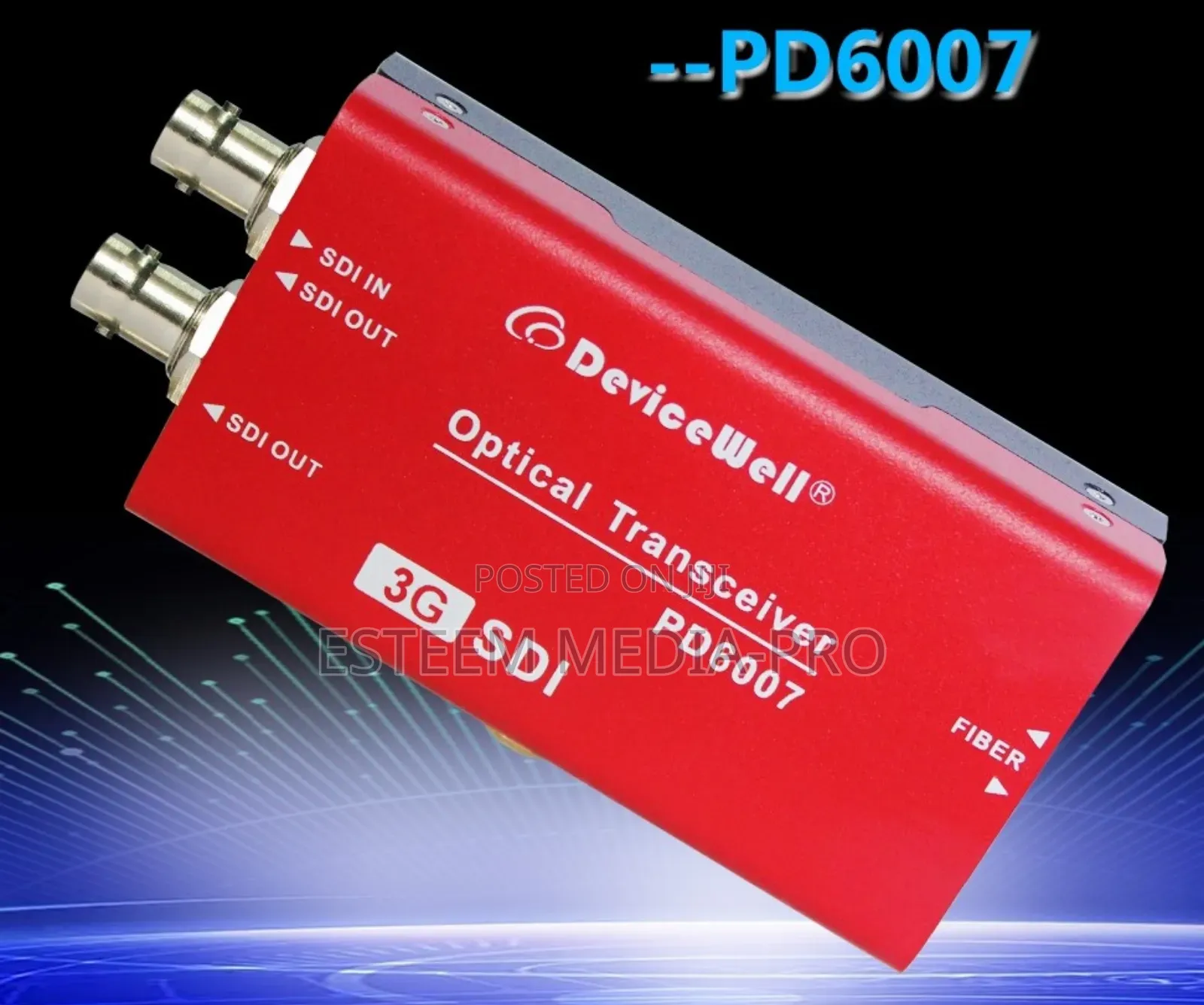 Devicewell (Pd6007) 3g Sdi Bidirectional Optical Transceiver