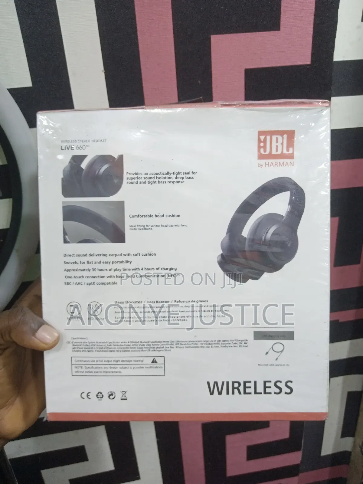 JBL Headset Live660bt