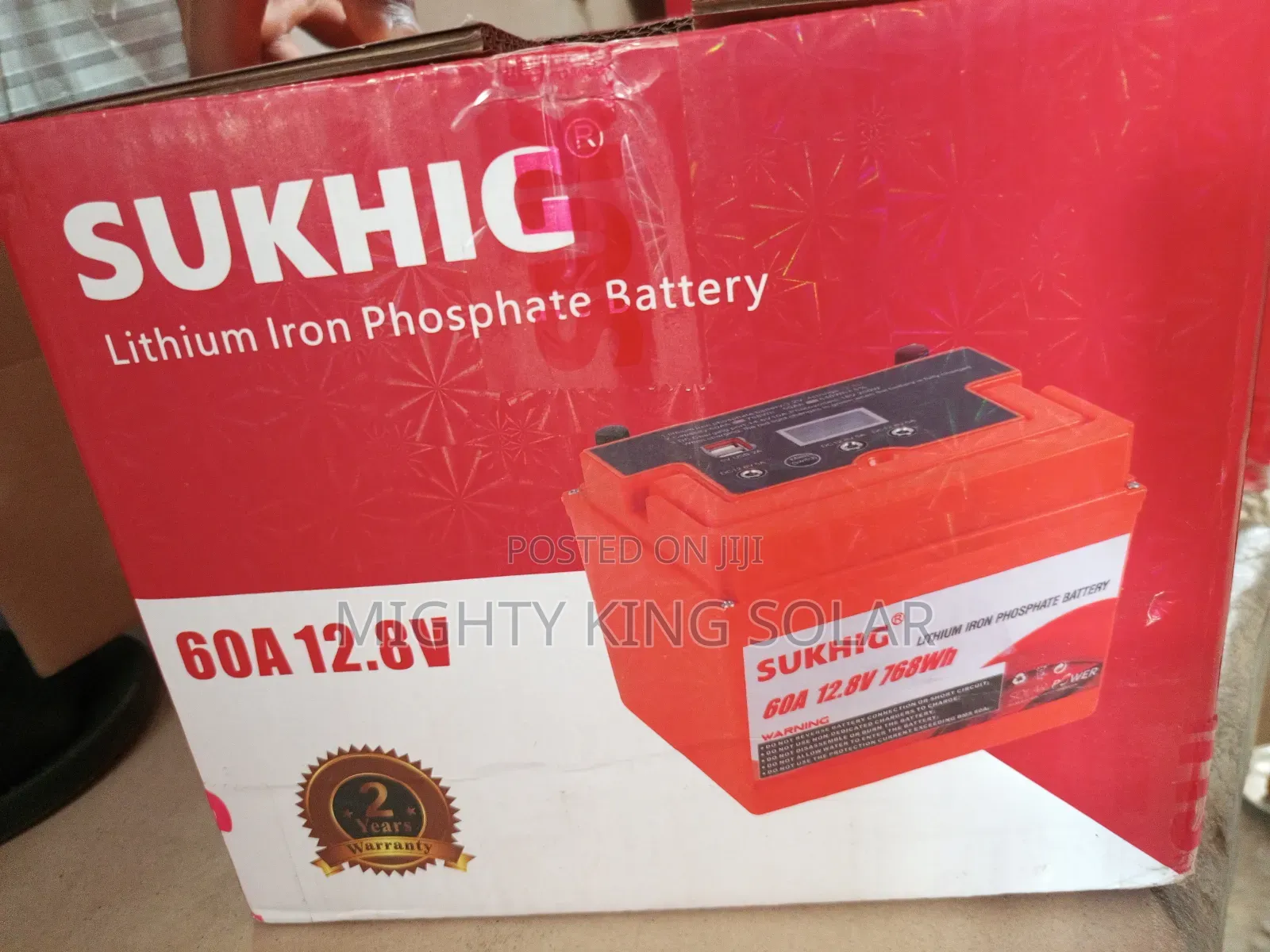 This Is Sukhic Lithium Iron Battery 60a