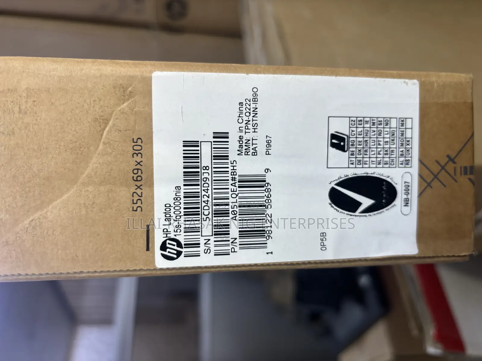 New Laptop HP 15s 4GB Intel Celeron SSD 256GB