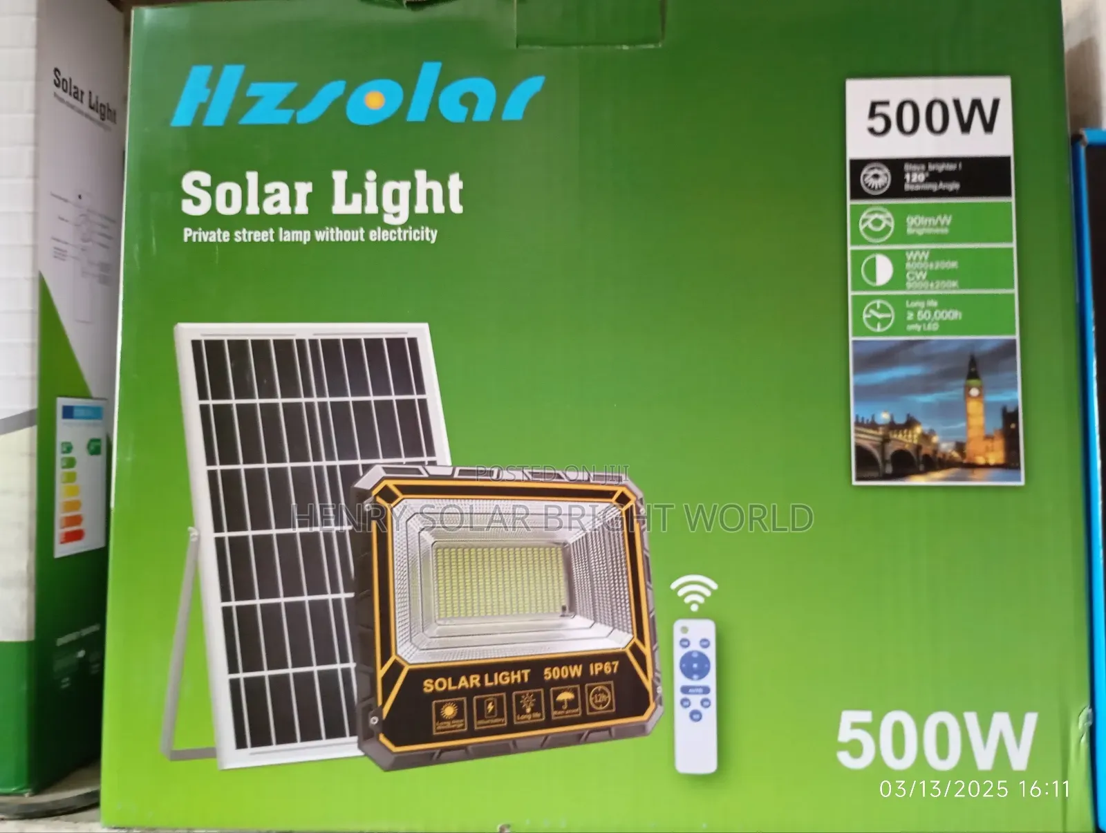 500w Solar Flood Lights