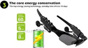 Bluetooth Headphone Glass