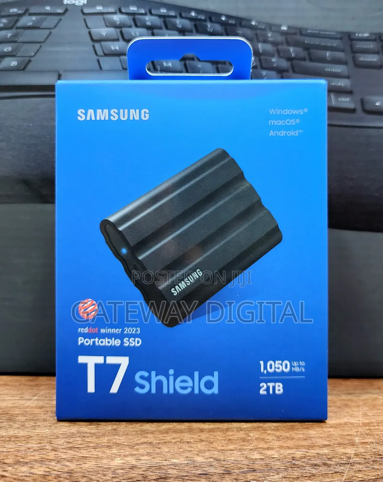 Samsung T7 Shield 2tb, Portable Ssd, Up-to 1050mb/S, Usb 3.2