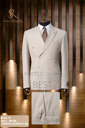 Matured Double Brested Stripes Suit