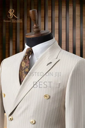Matured Double Brested Stripes Suit