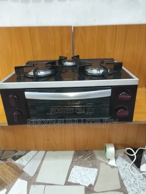 Rinnai Automatic Glass Gas Cooker 3 Burner Oven With Grill