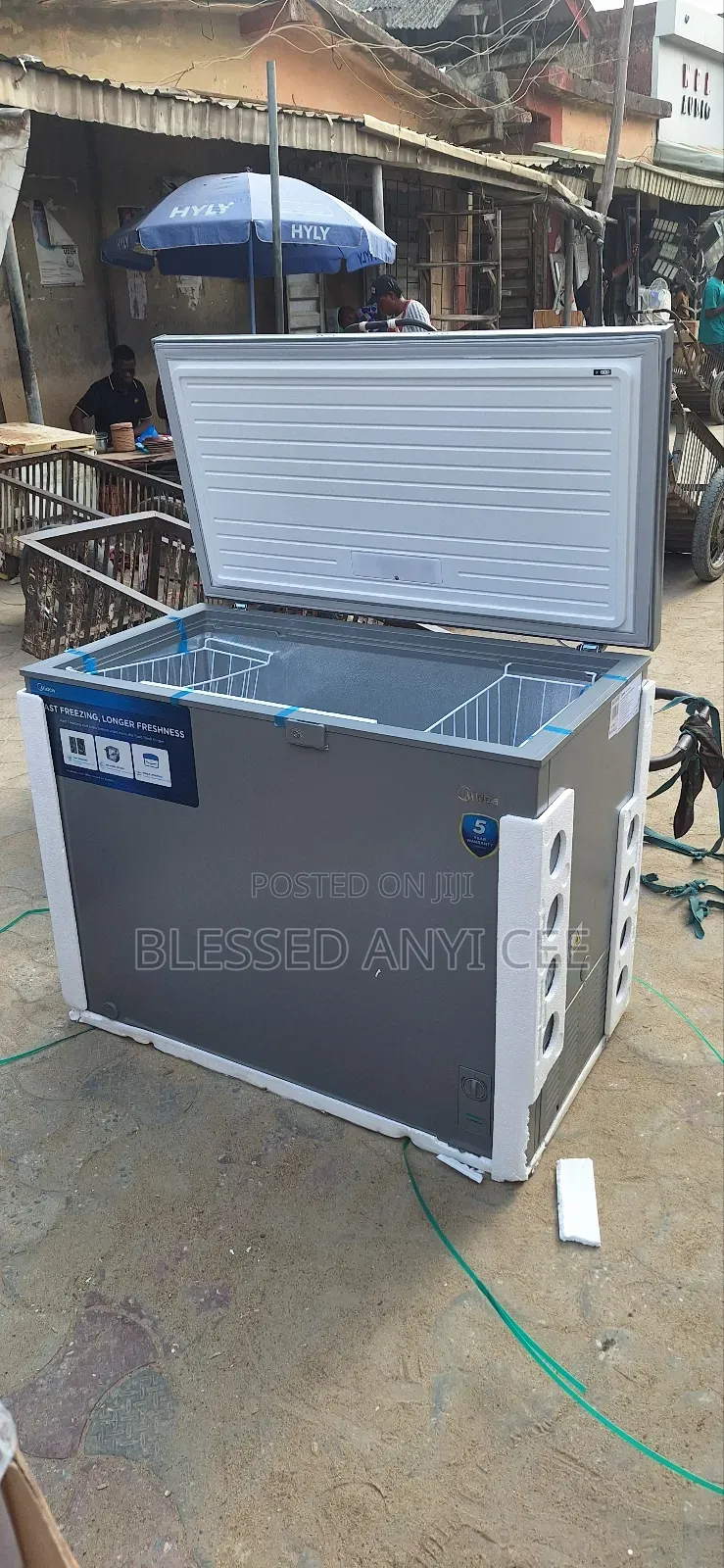 New Midea 300l Chest Freezer Faster Cooling Key External