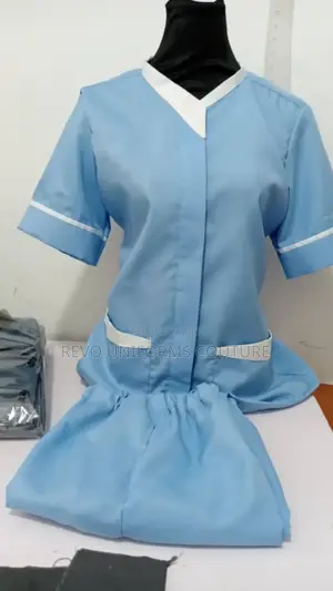 Sky Blue Nanny's Uniform