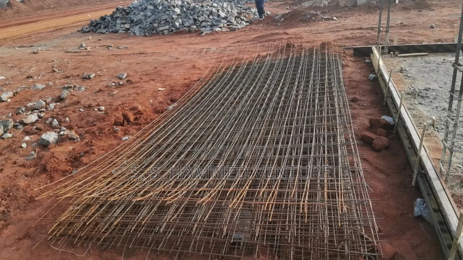 Mesh (B R C Flat Wires) (8 Mm Thickness)