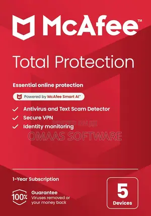 Photo - McAfee Total Protection 2025 5 Device 1 Year