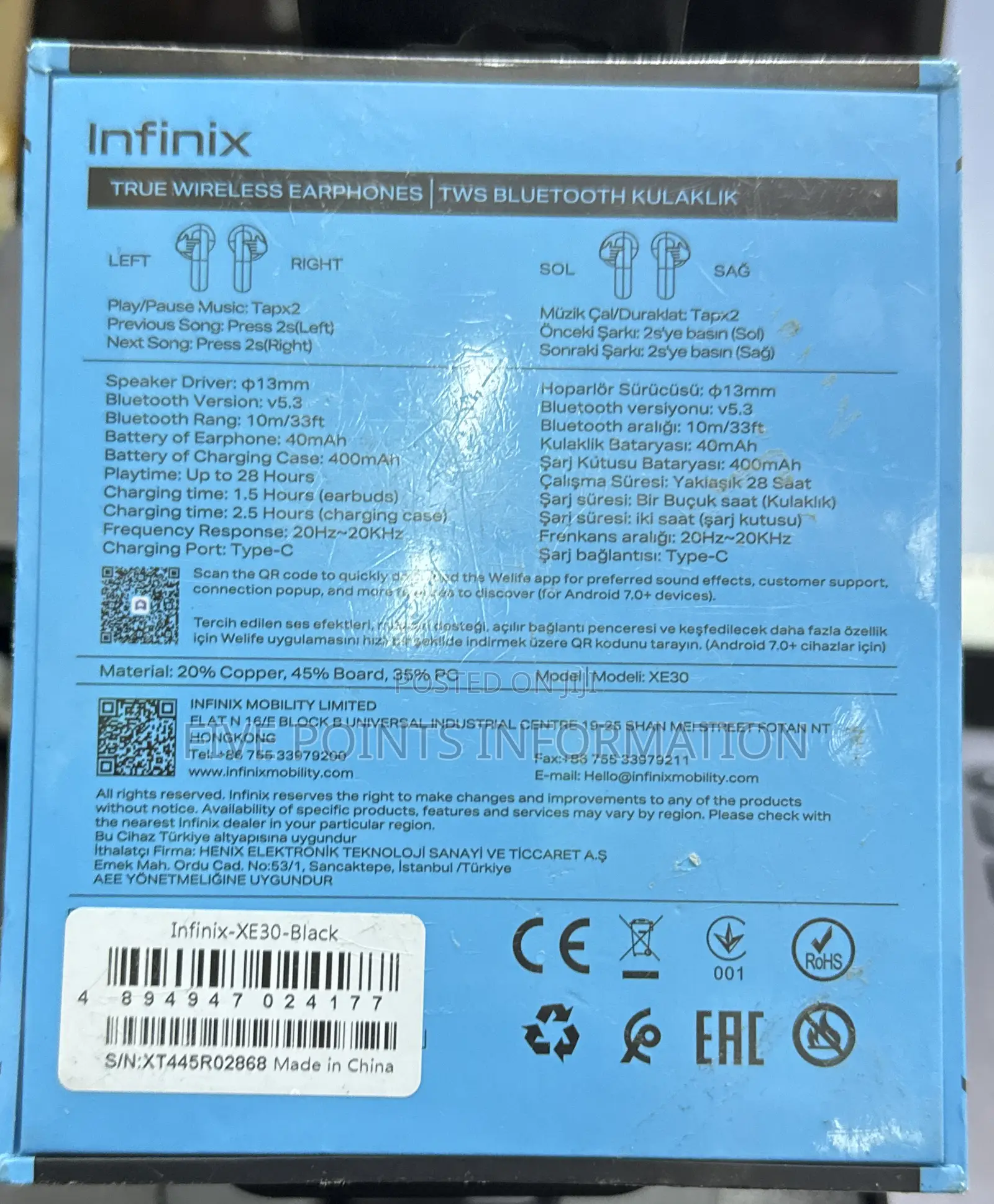 Infinix Xbuds 3gt