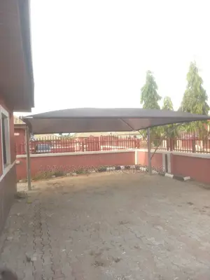 Net Carport Galvanise Pipe