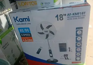Photo - Solar Standing Fan