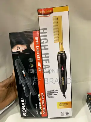 Photo - Hot Comb and Small Sonar Straightener Combo