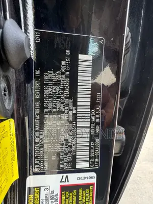 Toyota Venza V6 2012 Black