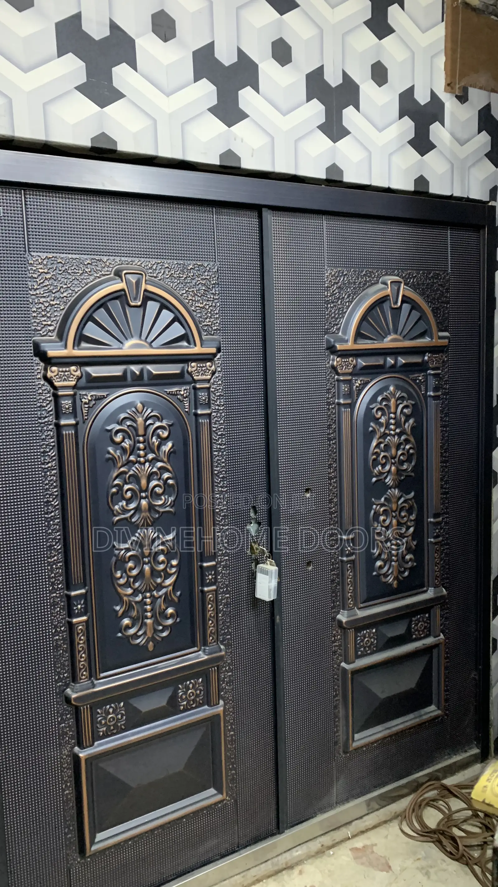 011 Copper Cast Door