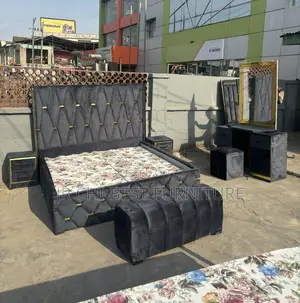 Top-grade Set Of Wooden Upholstery Full Set 6 By 6 Hdf Bed Frame