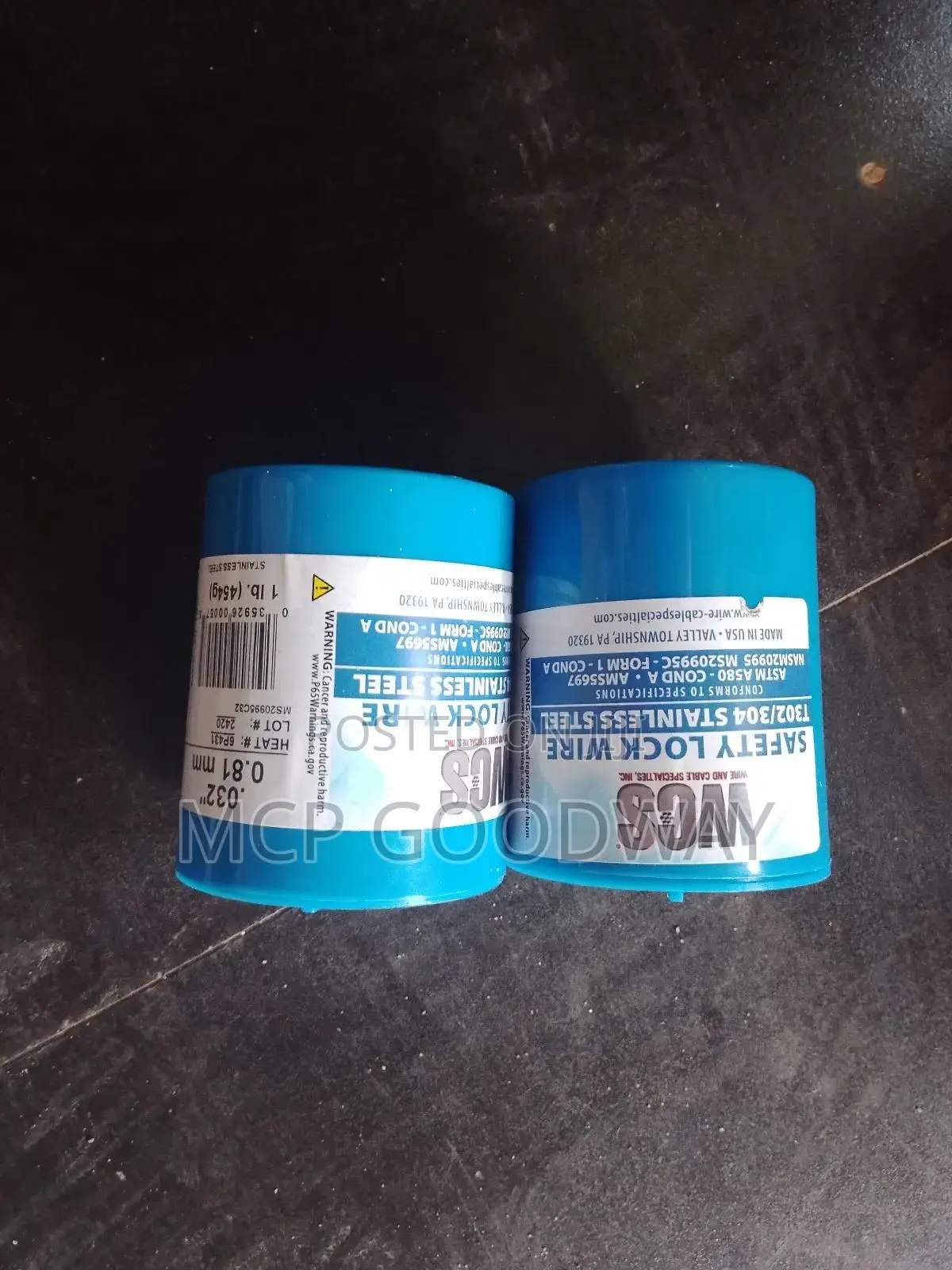 Lock Wire Stainless Steel .032'' 0.81mm