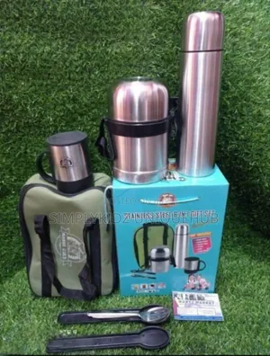 6 in 1 Universal Stainless Steel Flask Gift Set