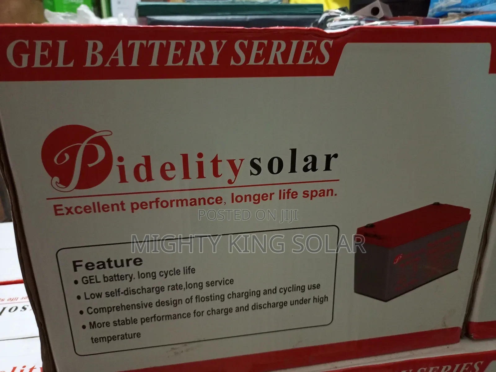 This Is 120ah Pidelity Gel Battery