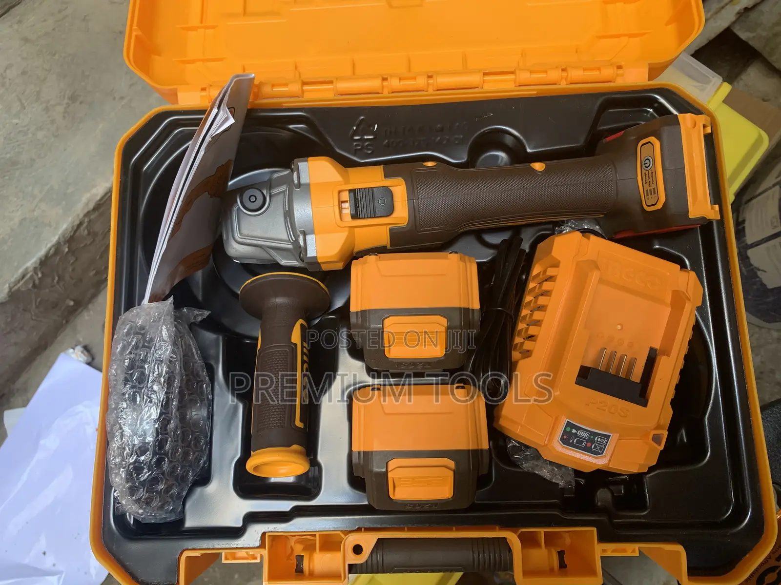 Ingco Cordless Grinder New Battery