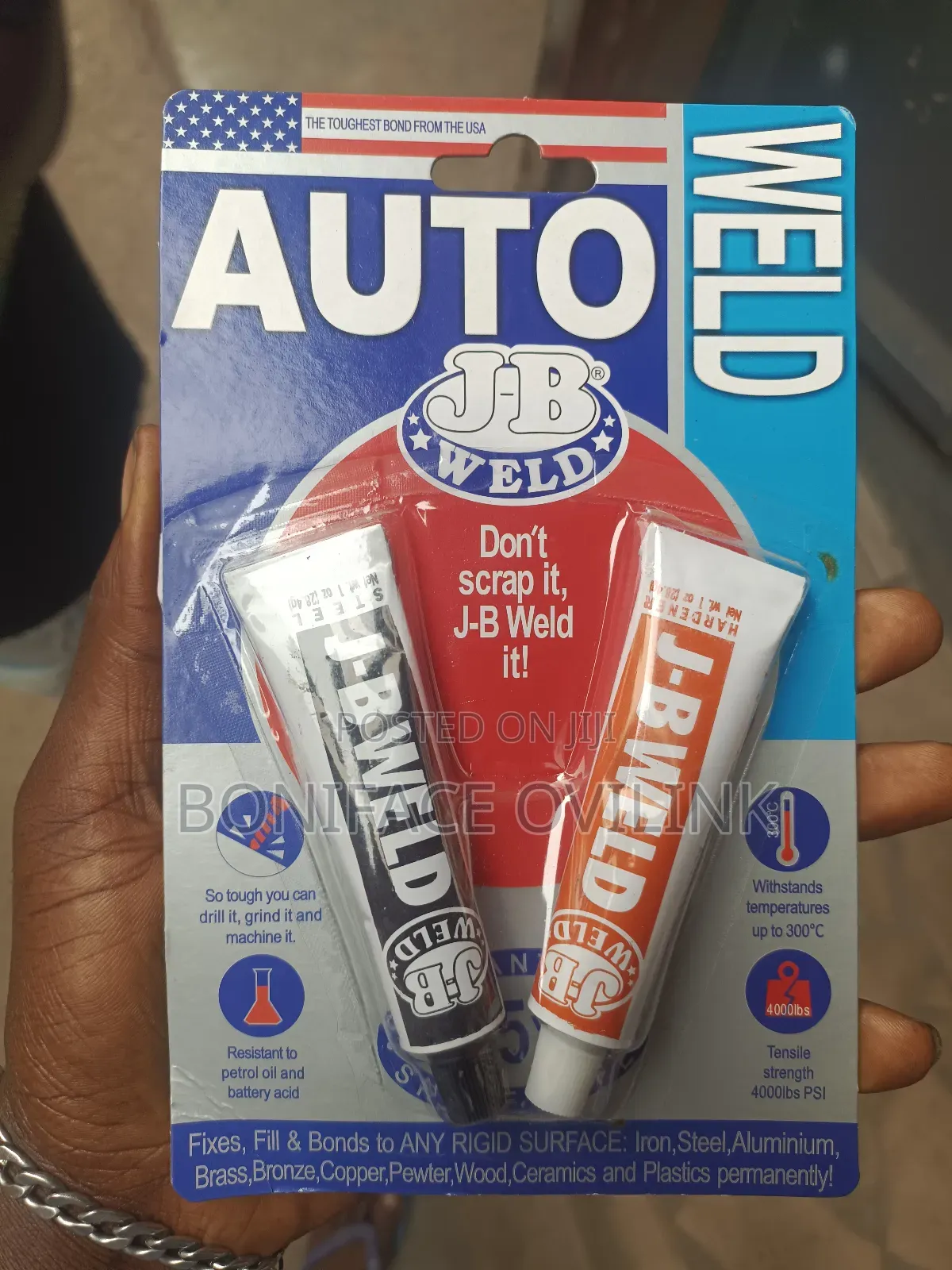 J B Weld Bond