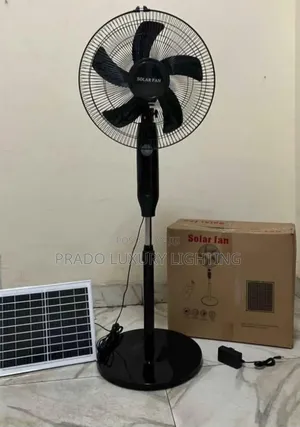 Black Solar Fan