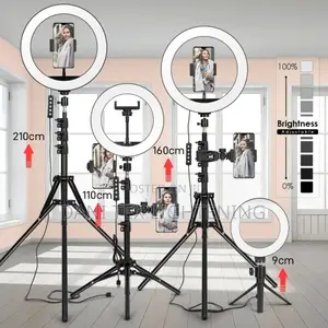 Tripod With RGB Ring Light for Phone Tripod Camera Stand Sel