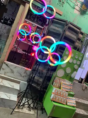 Tripod With RGB Ring Light for Phone Tripod Camera Stand Sel
