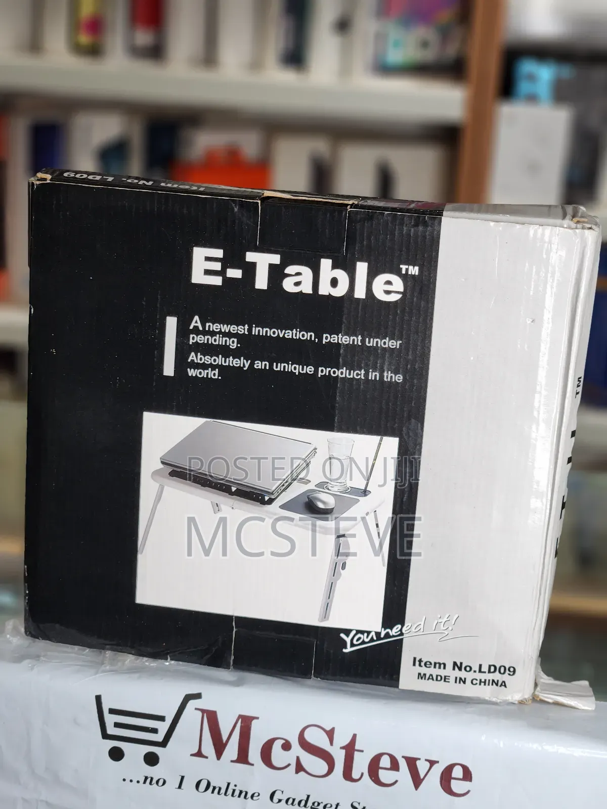E-Table Laptop Stand With Usb Cooling Fan