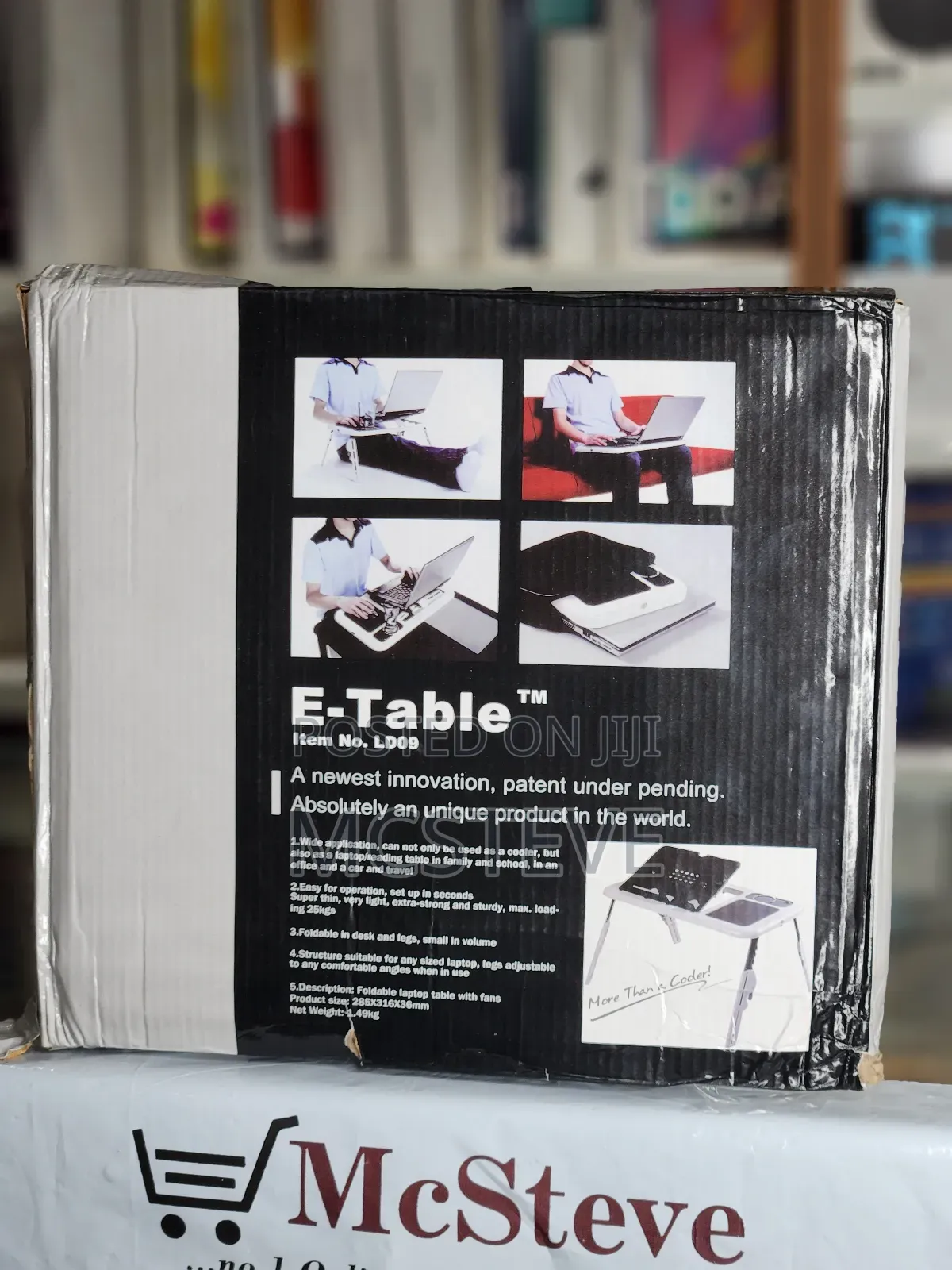 E-Table Laptop Stand With Usb Cooling Fan