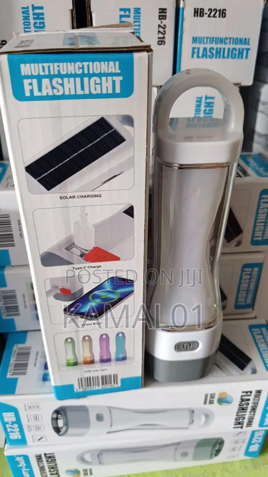 Rechargeable Solar Led Torch Light