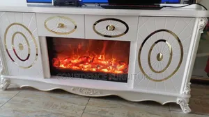 Quality Tv Console With Fireplace