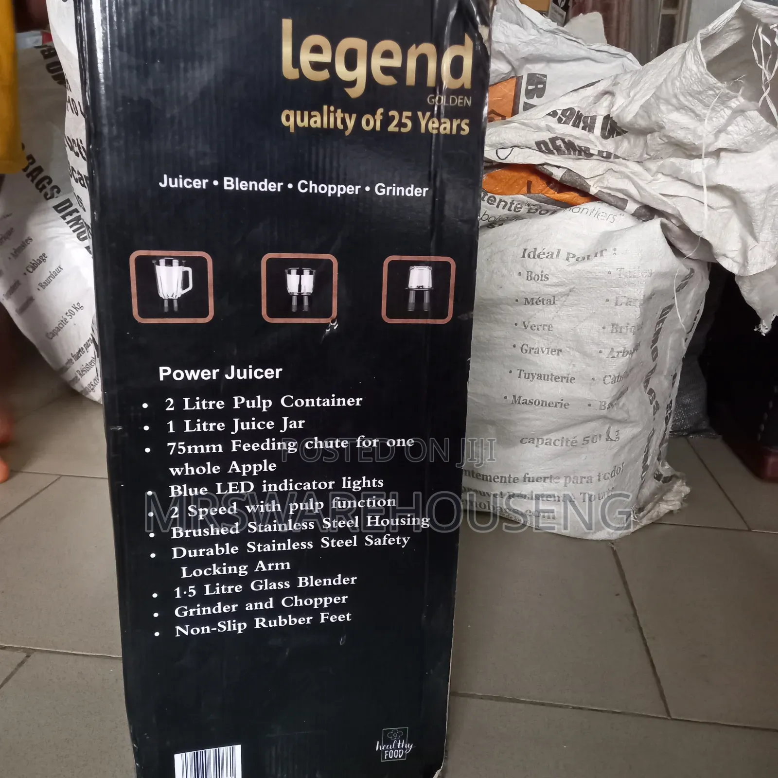 Legend 4 in 1 Powerful Juicer, Blender, Chopper and Grinder