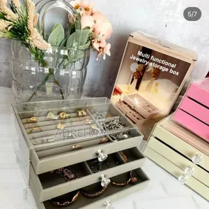 3 Drawer Jewelry Box 
Colour Varies