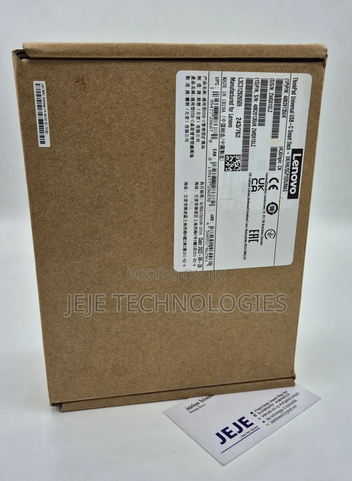 Lenovo Thinkpad Universal Usb- C Smart Dock