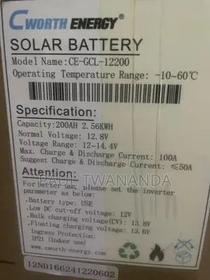 200a Cworth Lithium Ion Battery