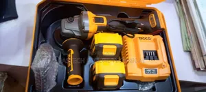 Ingco Li-Ion Cordless Angle Grinder 100mm 20v