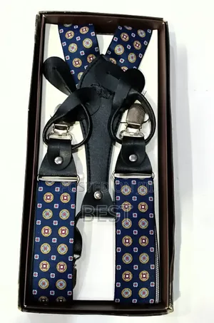 Unique Pattern Suspenders/Cross Belt