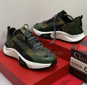New Expensive Valentino Luxury Sneakers Lace Up