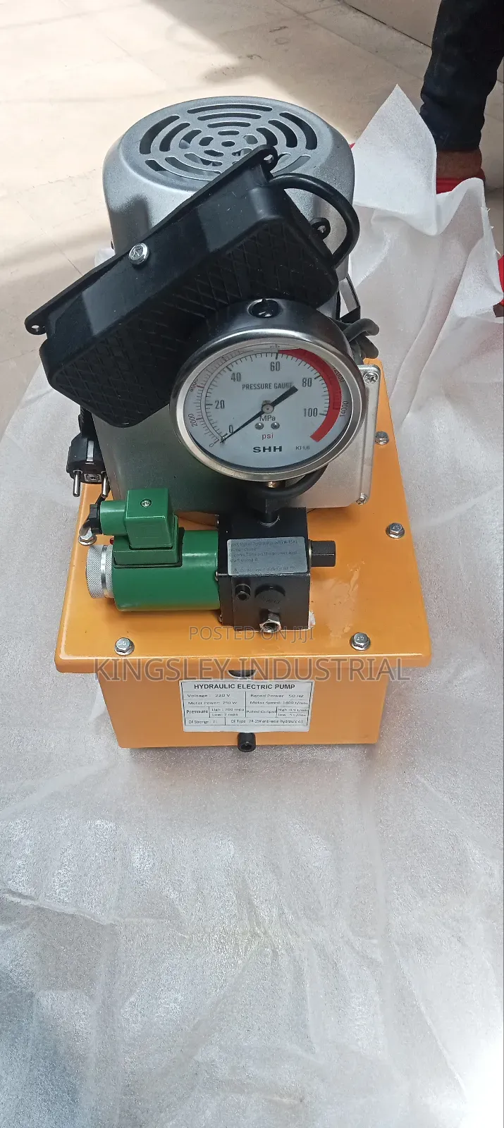 Hydraulic Electric Pump 750w 1400rpm