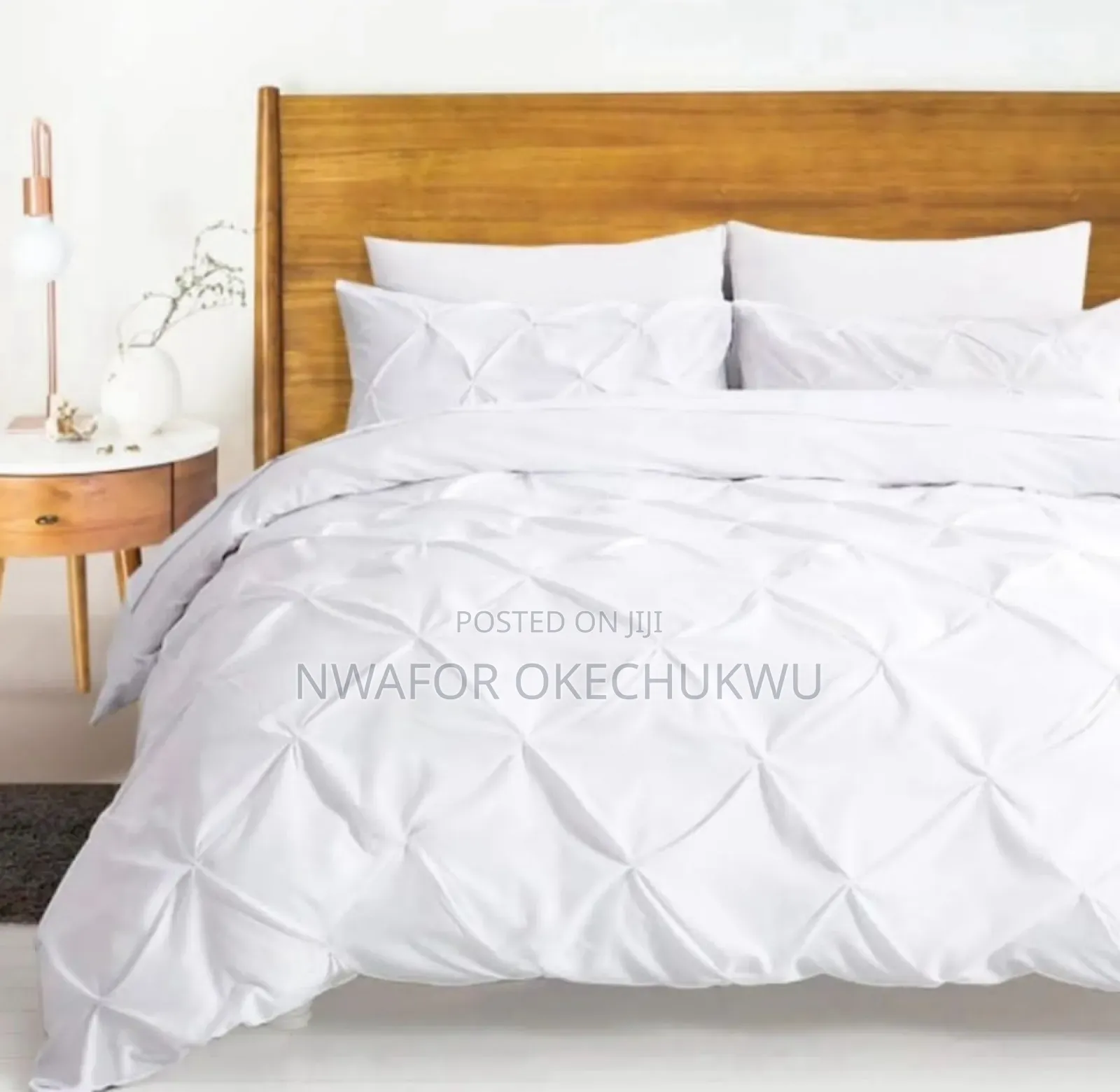Pure Cotton Uk Standard Material Plain White Bedsheet