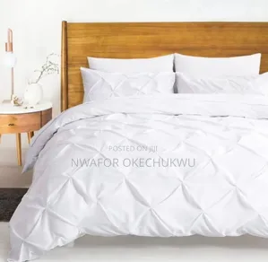 Pure Cotton Uk Standard Material Plain White Bedsheet