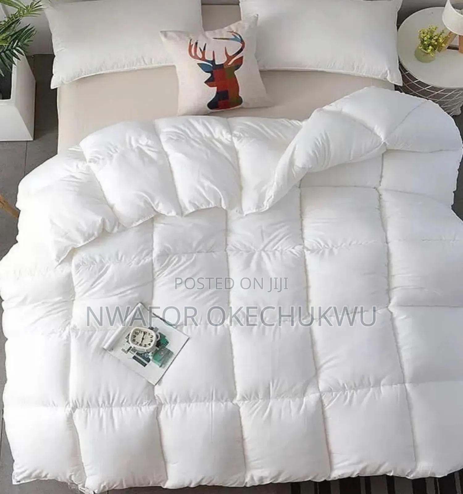 Pure Cotton Uk Standard Material Plain White Bedsheet