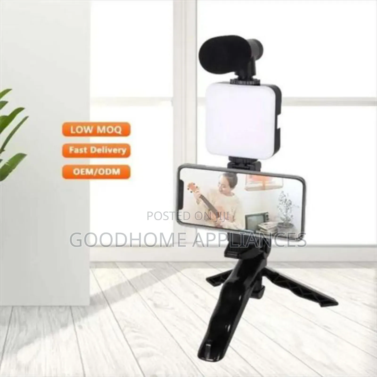 Vlogging Handheld Kit With Microphone