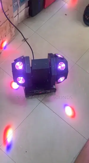 2 Heads RGBW Beam Moving Head Light RGB Laser DMX Light