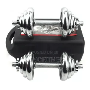 20kg Adjustable Chrome Dumbbell Set