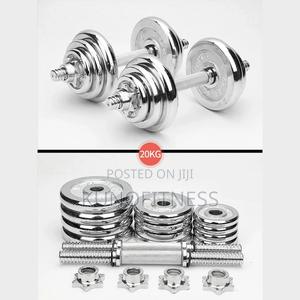 20kg Adjustable Chrome Dumbbell Set